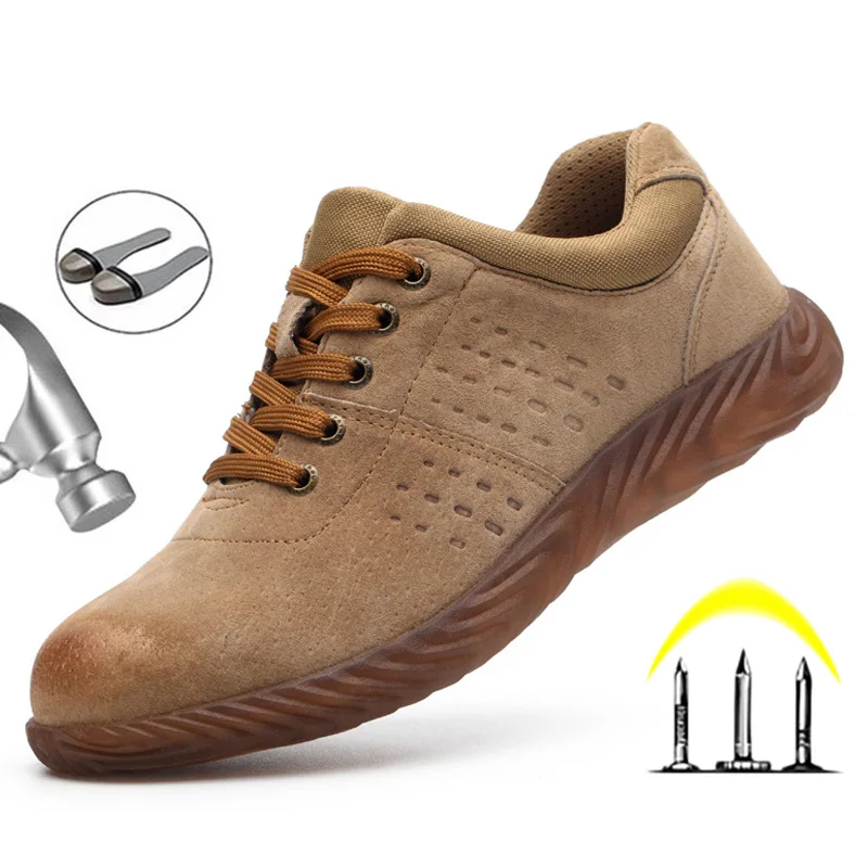 

Ботинки мужские разрушаемые, стальной носок, защита от проколов, защитная обувь для работы, кроссовки для взрослых