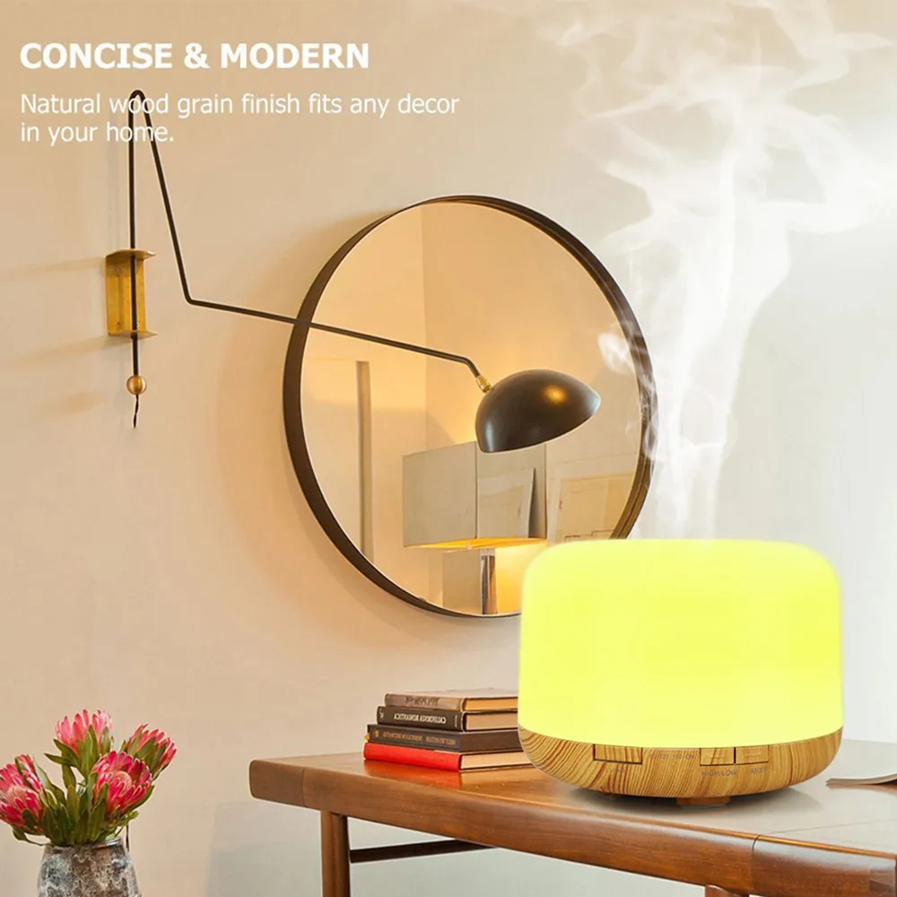 Ультразвуковой аромадиффузор 500 мл увлажнитель диффузор для эфирных масел