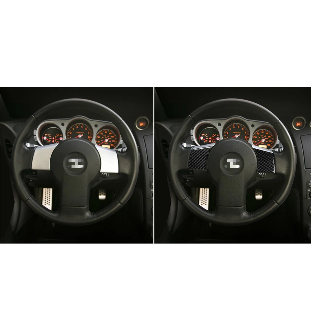Отделка каркаса рулевого колеса из углеродного волокна для Nissan 350z 2006 2009