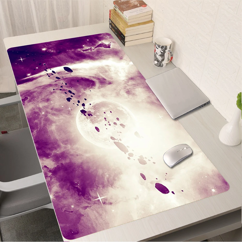 

Padmouse Mouse Pad Gamer Carpet Mausepad Anime Mouse Mat Xxl Desk Protector Pc Gaming Mat Mousepad Moon Space Gaming Accessories