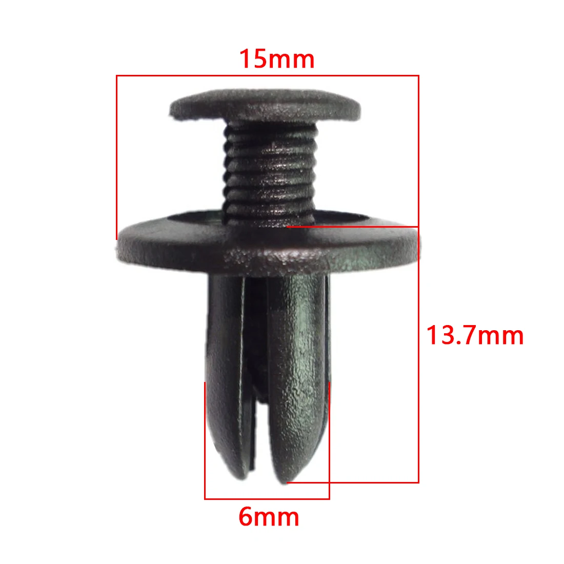 

Universal 50/100pcs Auto Bumper Fastener 8/6MM Hole Rivet Retainer Push Engine Cover Car Door Trim Panel Clip Fasteners