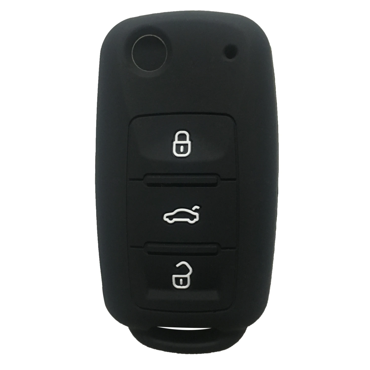 Silicone Car Key Cover Cap For Vw Golf 7 Jetta Passat Beetle Polo Bora Flip Remote Control Alarm Case Keys | Автомобили и
