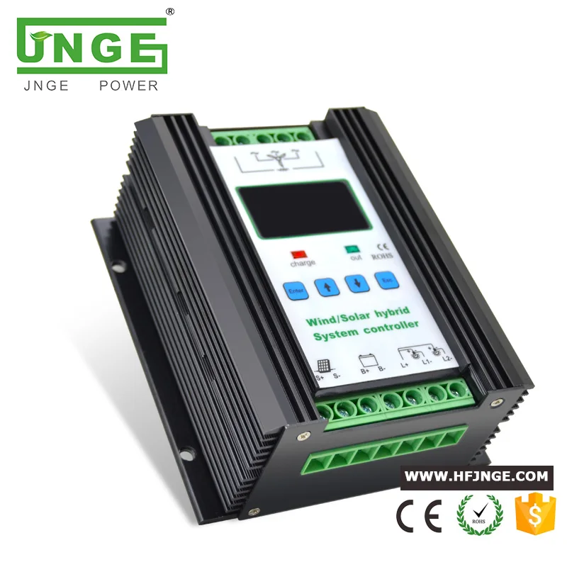 

500W -1000W 12V/24V Wind Solar Hybrid Charge Controller Light / Timer Control LCD Display