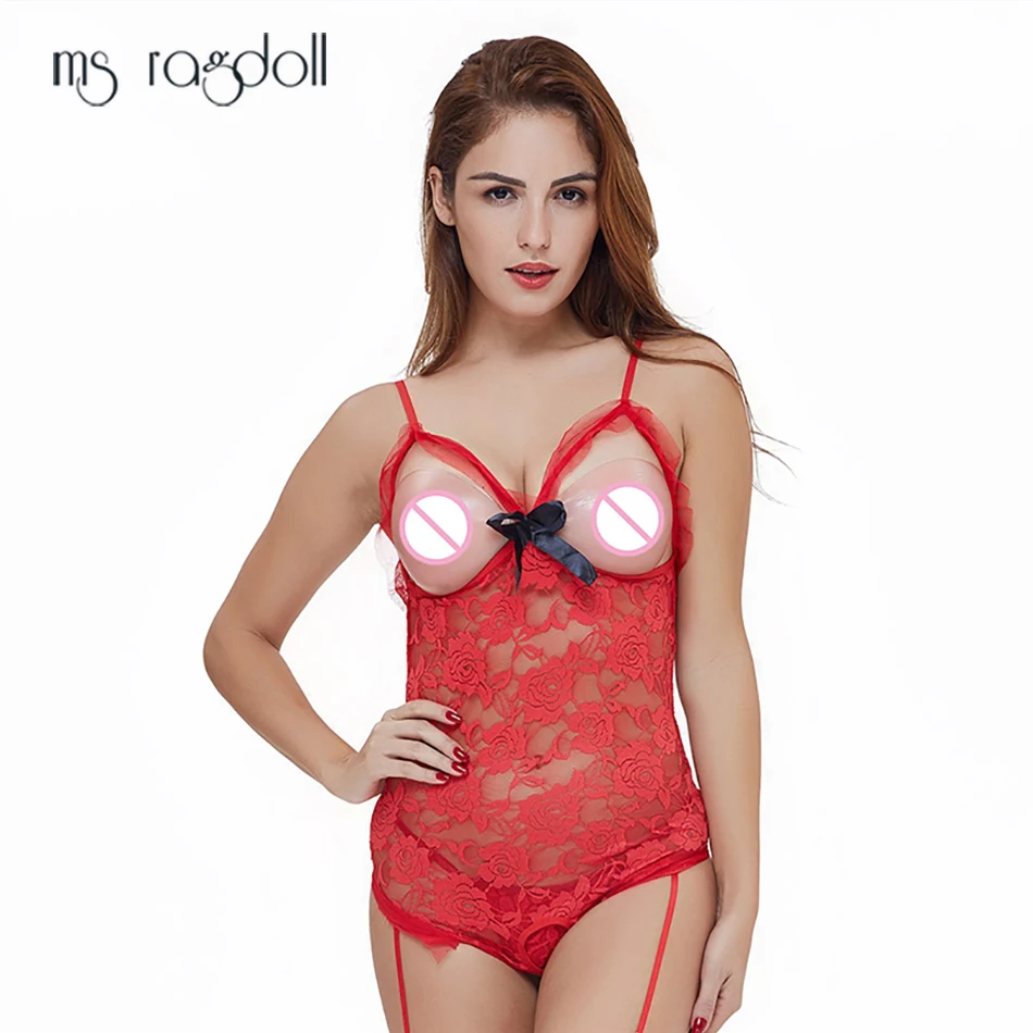 MS ragdoll сексуальное женское нижнее белье с открытой промежностью кружевной