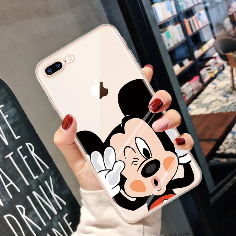 miqi Ультратонкий чехол для iphone 8, 7, 6, 6S Plus, мягкий прозрачный чехол из ТПУ с рисунком забавной лягушки для iphone X 11 Pro XS, чехол для MAX XR - Цвет: miqi