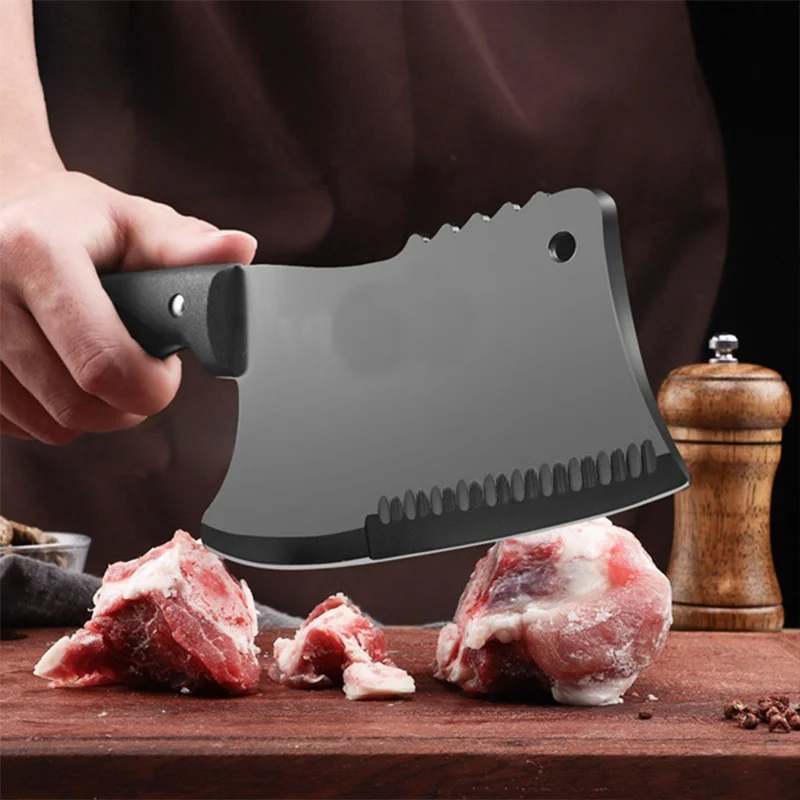 Нож шеф-повара из нержавеющей стали 7 5 дюйма с черным лезвием