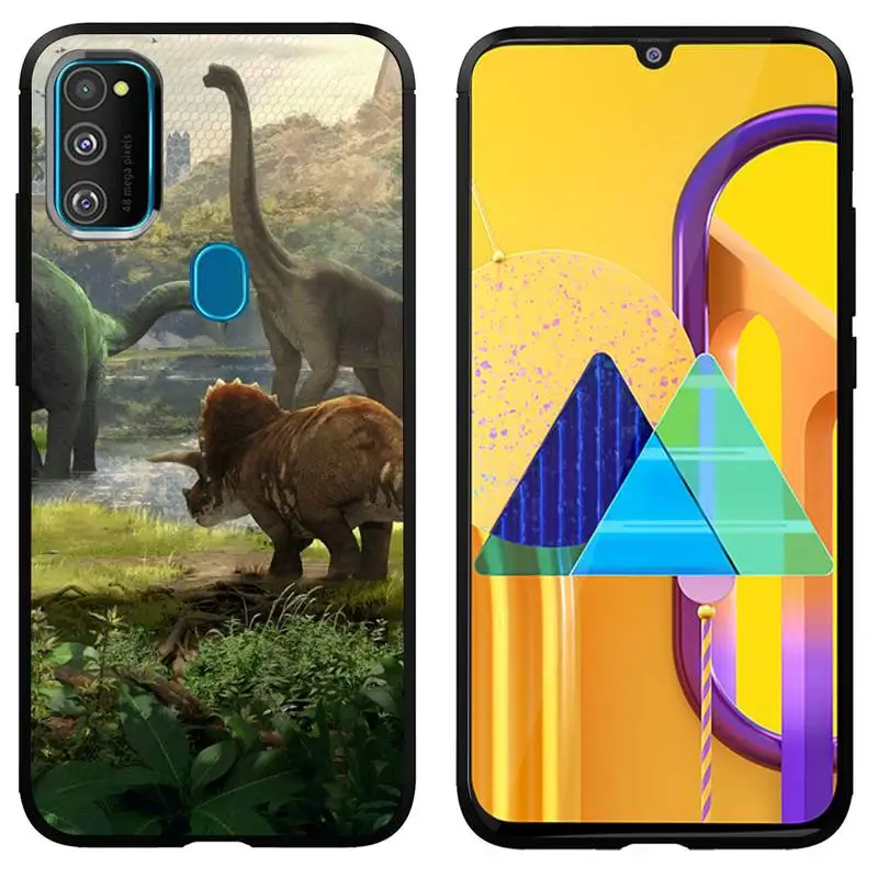 

Jurassic Park Dinosaur Jurassic World Phone Case For Samsung A10 A12 A02 A20E M30 A31 A40 A50 S A52 A51 A70 A71 A80 Cover Coque