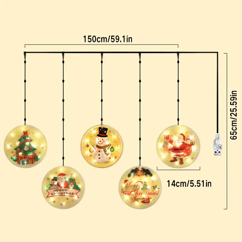 Лося гирлянда с колокольчиками светильник светодиодный окно шторы подвесной s
