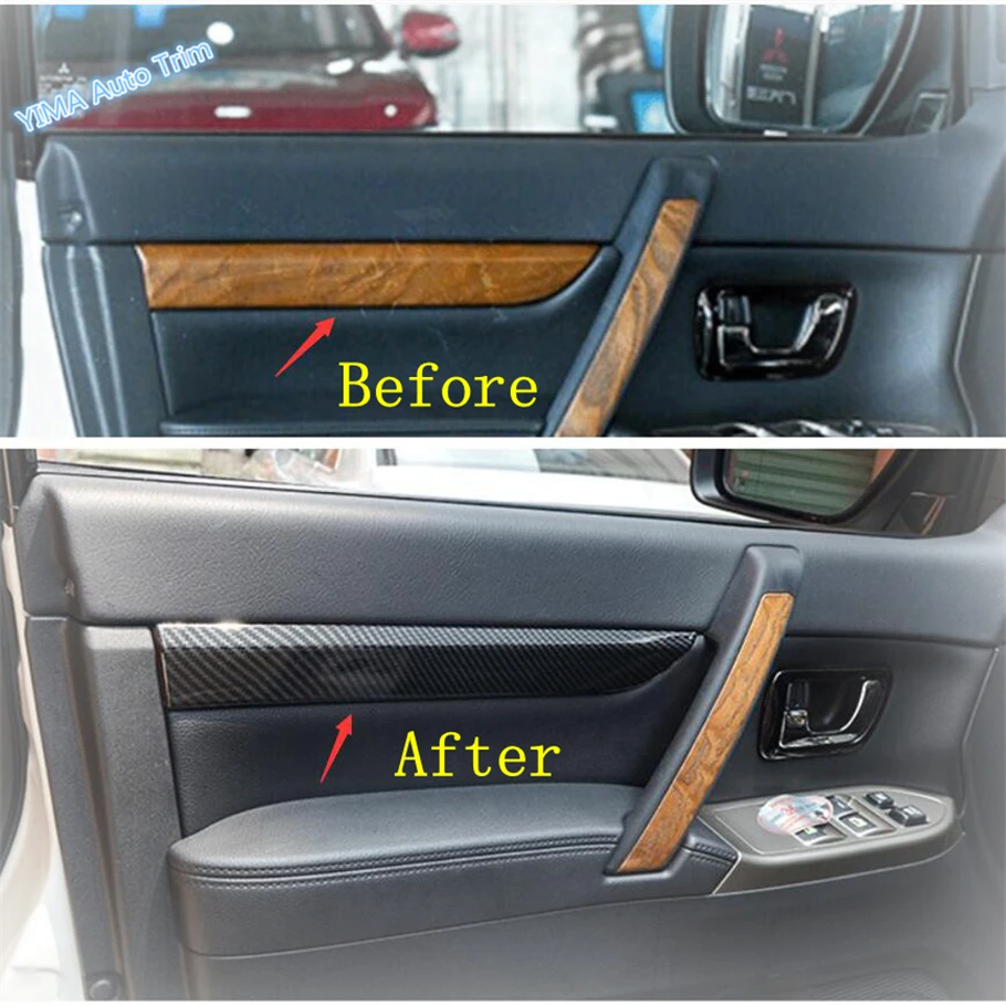 

Lapetus Auto Styling Inner Door Armrest Handle Cover Trim Fit For Mitsubishi Pajero V97 V93 V80 Montero Limited 2009 - 2020