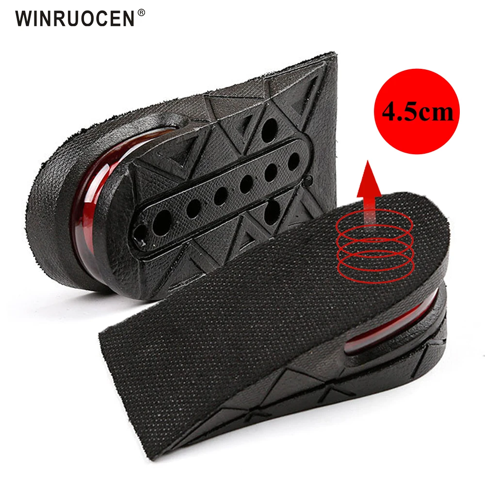 

4.5cm Invisible Height Increase Insole Cushion Height Lift Adjustable Shoe Heel Insert Taller Women Men Unisex Quality Foot Pads