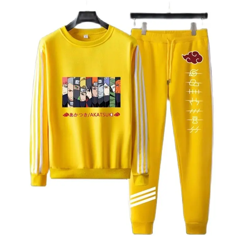 

Suits men and women sportswear sports pants suits casual hoodies fleece sweatshirts with the same paragraph sports pants Harajuk