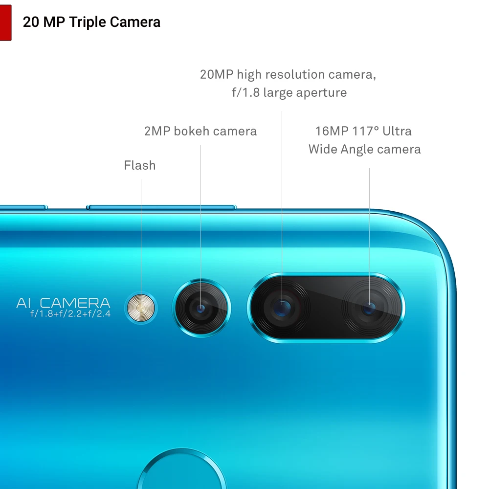 Huawei Nova 4 смартфон 8 Гб 128 ГБ глобальная Версия Мобильный телефон Тройная камера