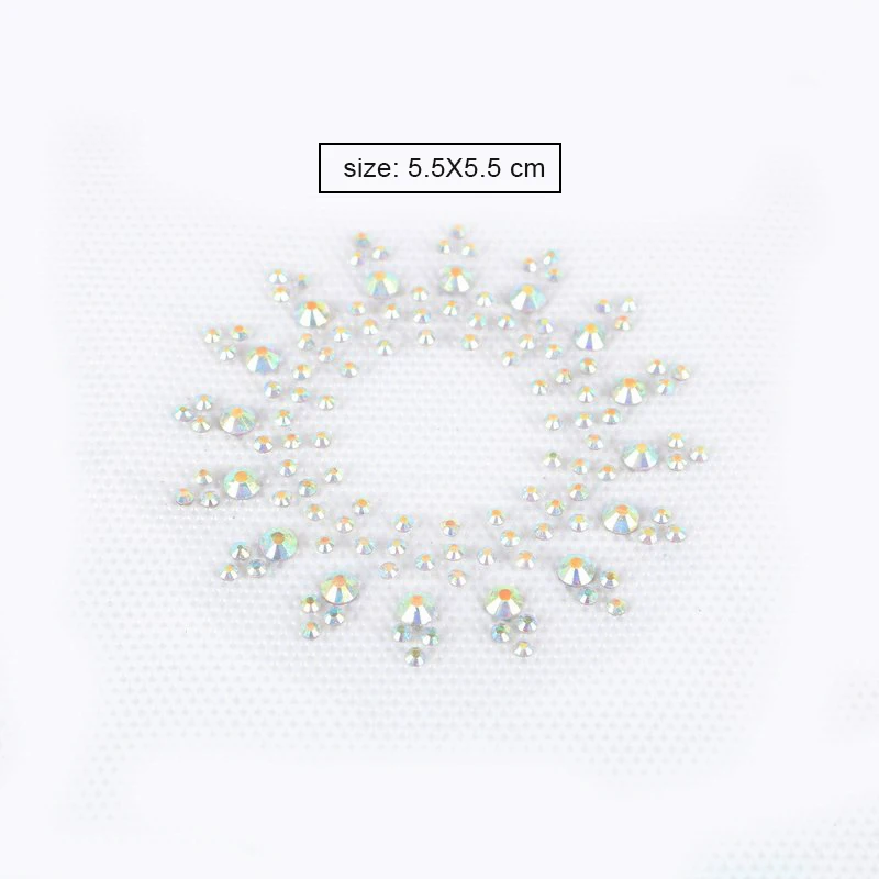 Исправленное железо Стразы с кристаллами и камнями в форме сердца | Дом сад