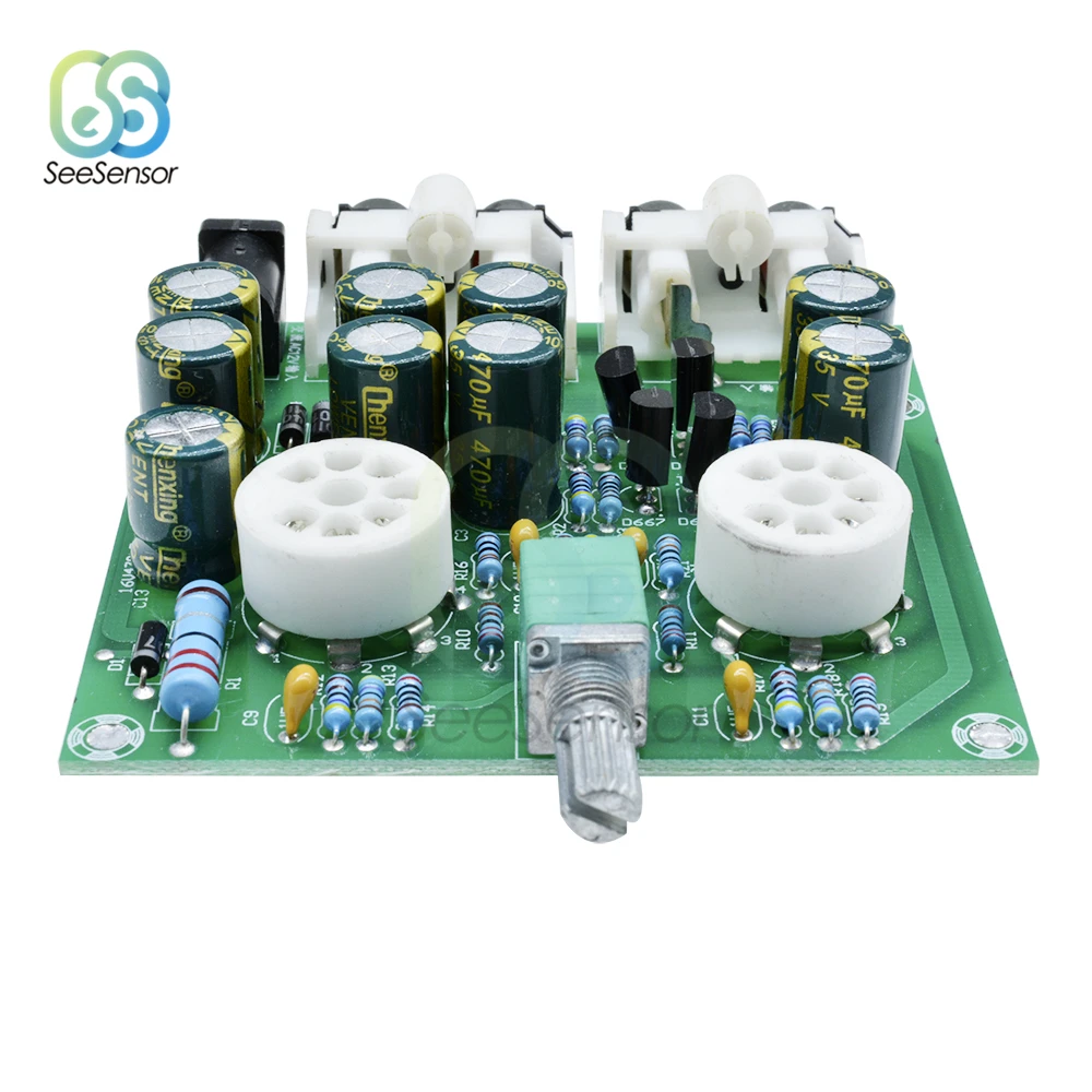 6J2 ламповый предусилитель Плата усилителя мощности для наушников модуль