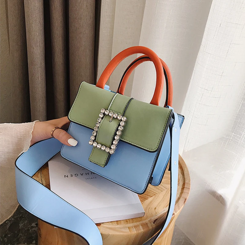 2019 женская сумка модные женские сумки-мессенджеры маленькие квадратные сумки