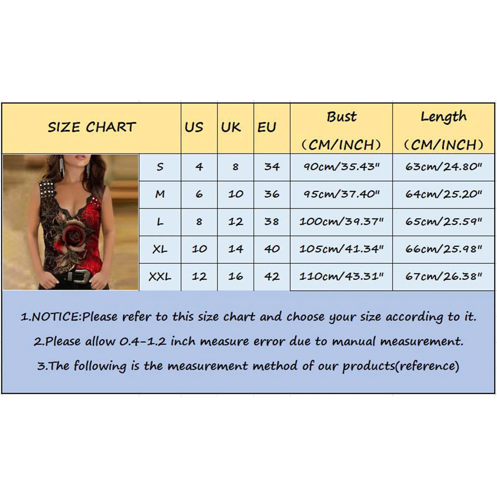 

Muticolor Rose Print Graphic T Shirt Summer Sexy Sleeveless Tank Top Women Fit Slim Casual Club Strap V Neck Tee P1