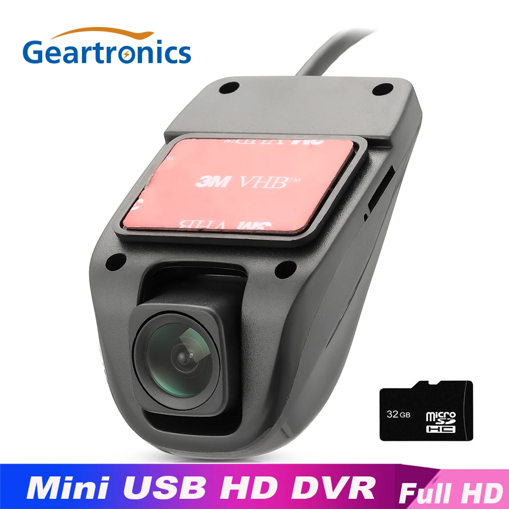 Автомобильный мини-видеорегистратор видеорегистратор Full HD с G-датчиком и ночным