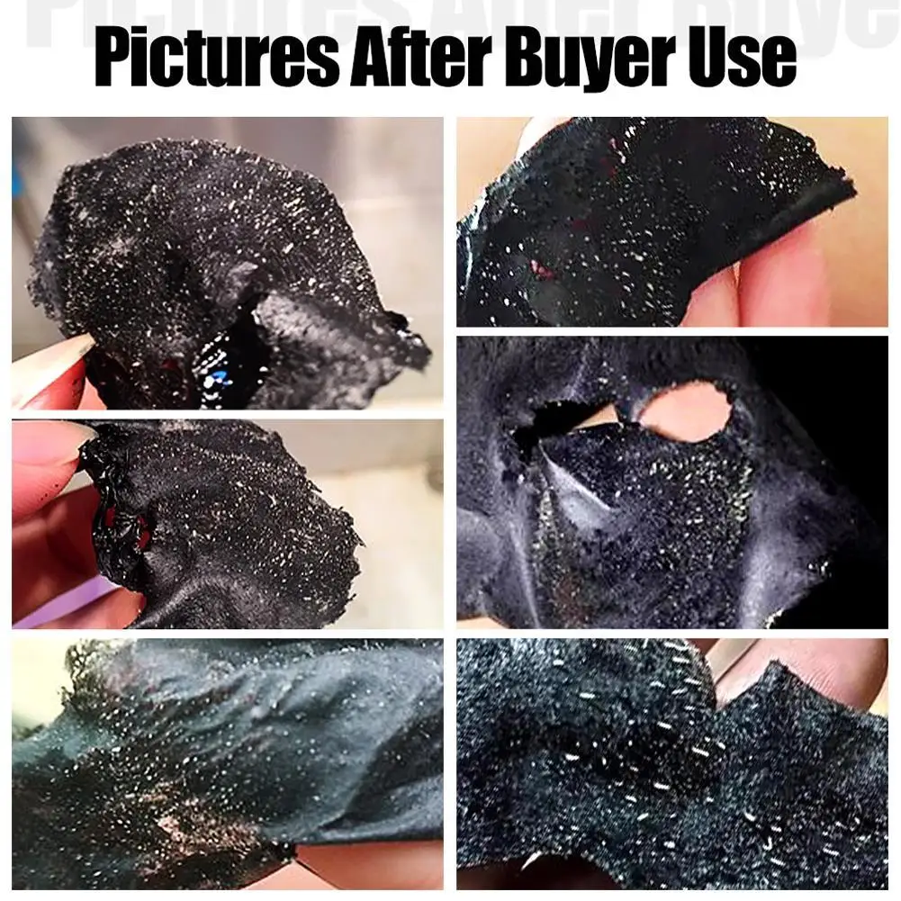 

60/120g Bamboo Charcoal Tear Pull Black Mask Cleansing Blackhead Remove Acne Oil-control Shrink Pores Mask Face Care