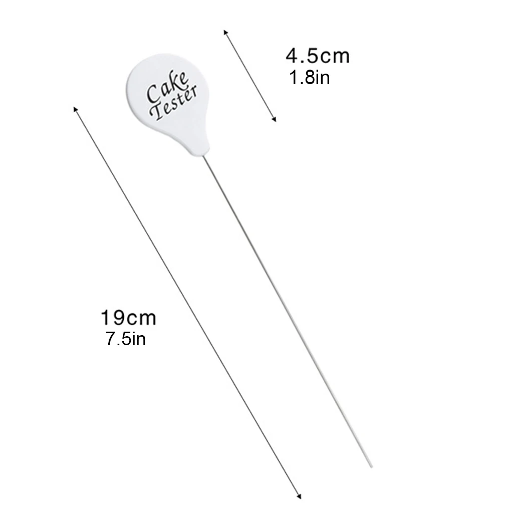 

3pcs Baking Cake Tester Probe Bread Dough Cooking Tool Stainless Steel Skewer Utensil Cupcake Durable Brand New Fondant Molds