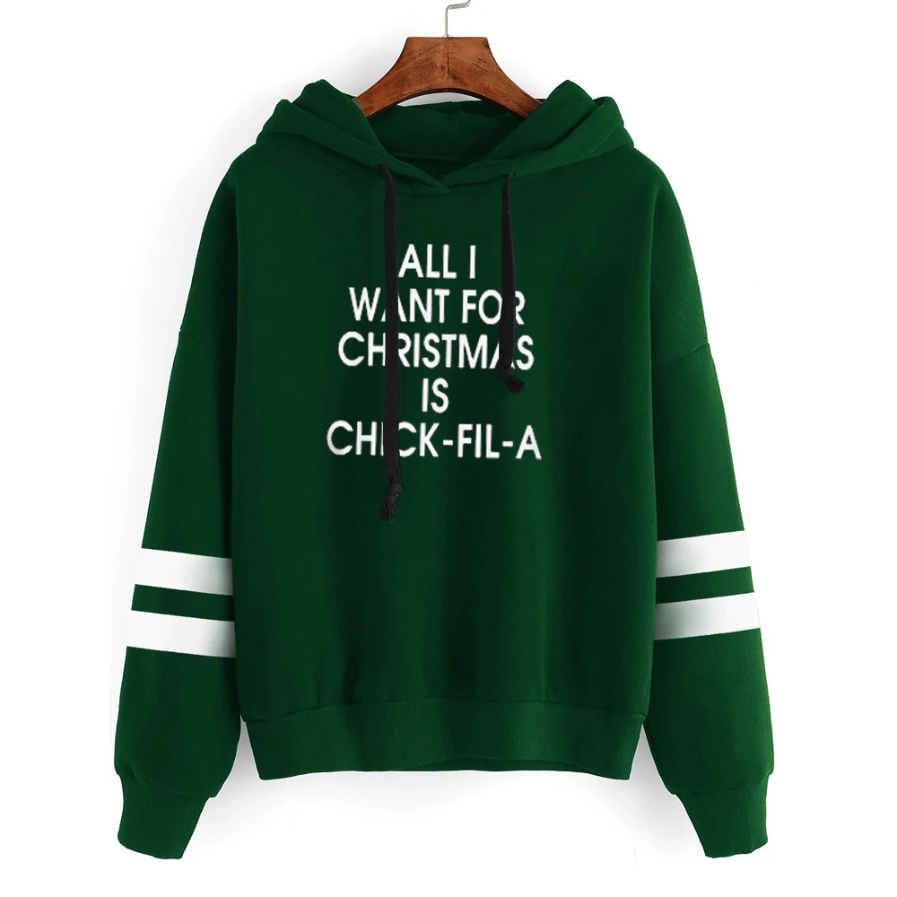 

All I Want for Christmas A Oversized Hoodie Streetwear Women Aesthetic Girls Sweatshirt Pullovers Harajuku 2020