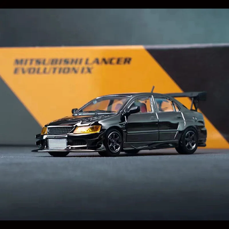 Модель автомобиля 1:64 POP игрушки CM СПЛАВ Mitsubishi Lancer Evolution EVO IX 9 Voltex литой под