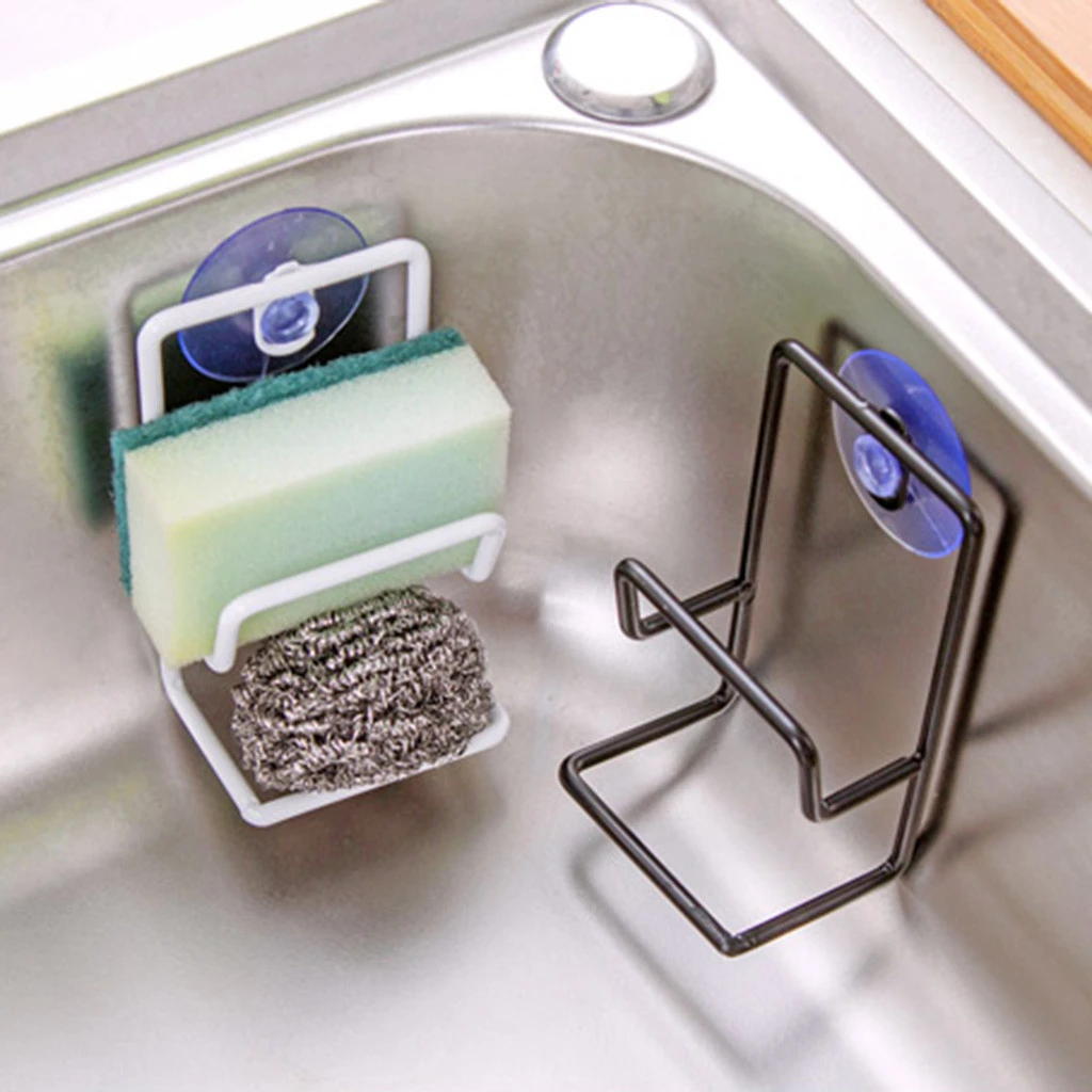 Базовая кисть для кухни на присоске 2 шт. губка раковины вешалка полотенец