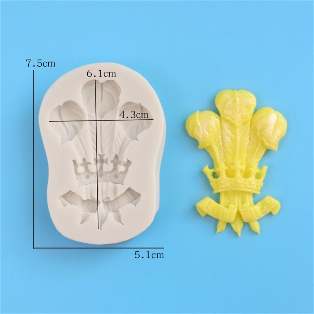 

DIY Birds Feather Sugar Buttons Silicone Mold Fondant Cake Decorating Tools Chocolat Gumpaste Lace border Mold Baking Utensils