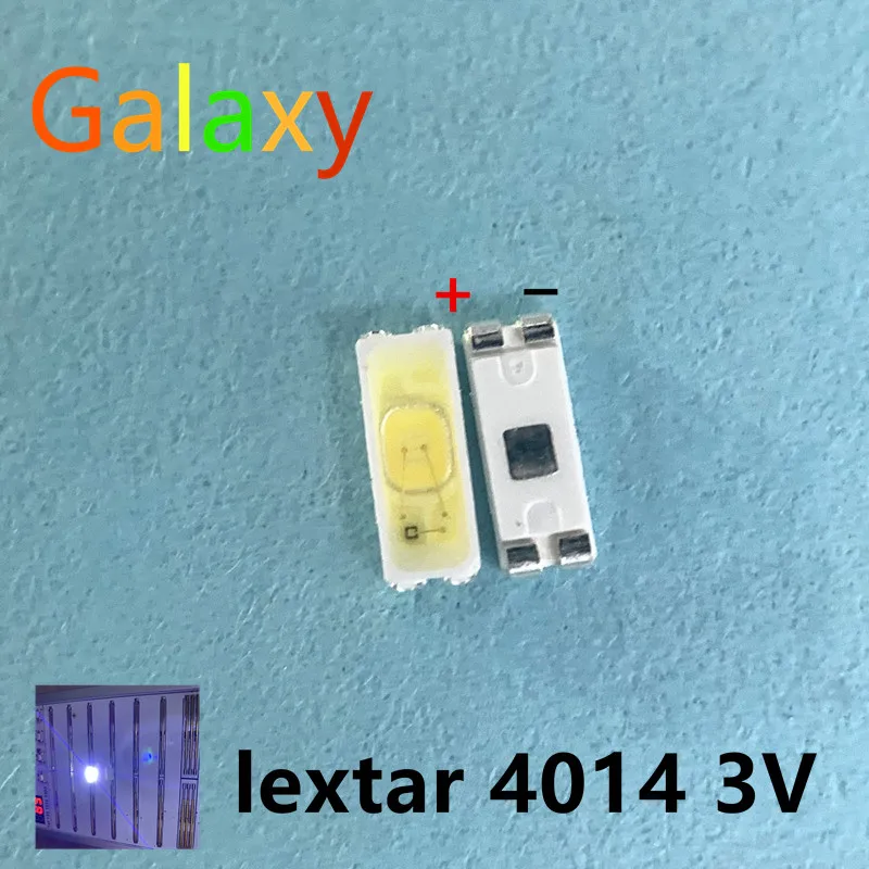 2000PCS Lextar LED Backlight Low Power 0.2W 4014 3V Cool white 15.5LM TV Application | Лампы и освещение