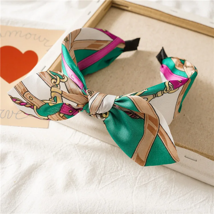 2020 New Korea Chic Hair Accessories For Women Retro Bowknot Head Band Fashion Luxury Hairhoop |