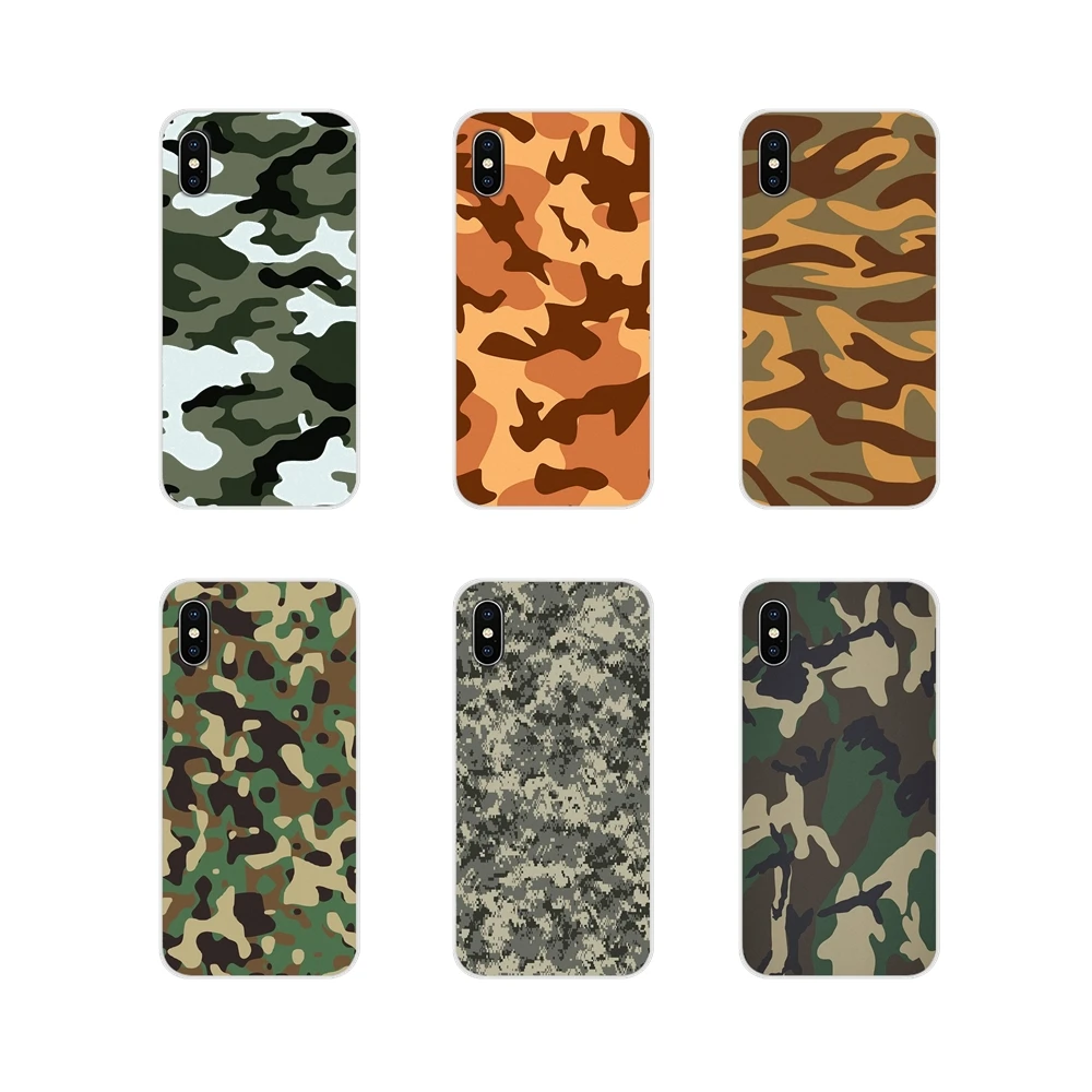 Аксессуары чехлы для телефонов камуфляжный армейский узор Samsung Galaxy S2 S3 S4 S5 Mini S6 S7