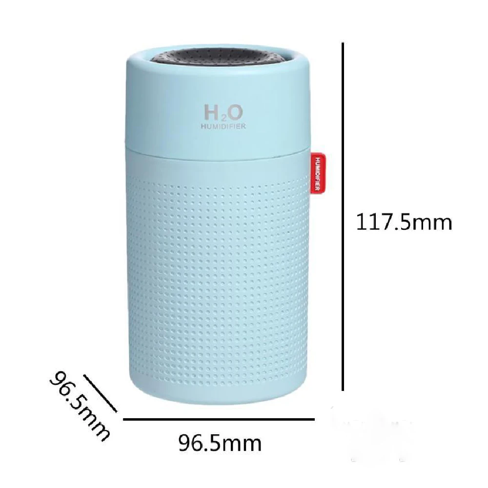 

Air Humidifier 2000mAh USB Rechargeable 750ml Large Capacity Wireless Ultrasonic Aroma Water Mist Diffuser Humidifier for Home