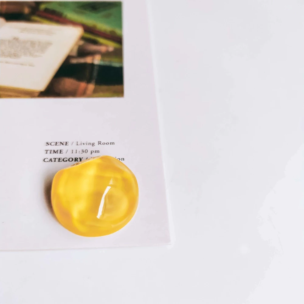 Resin Plastic Cabochon Round Flat Back Base Jewelry Component Diy Handmade Material 10pcs - Цвет: 3