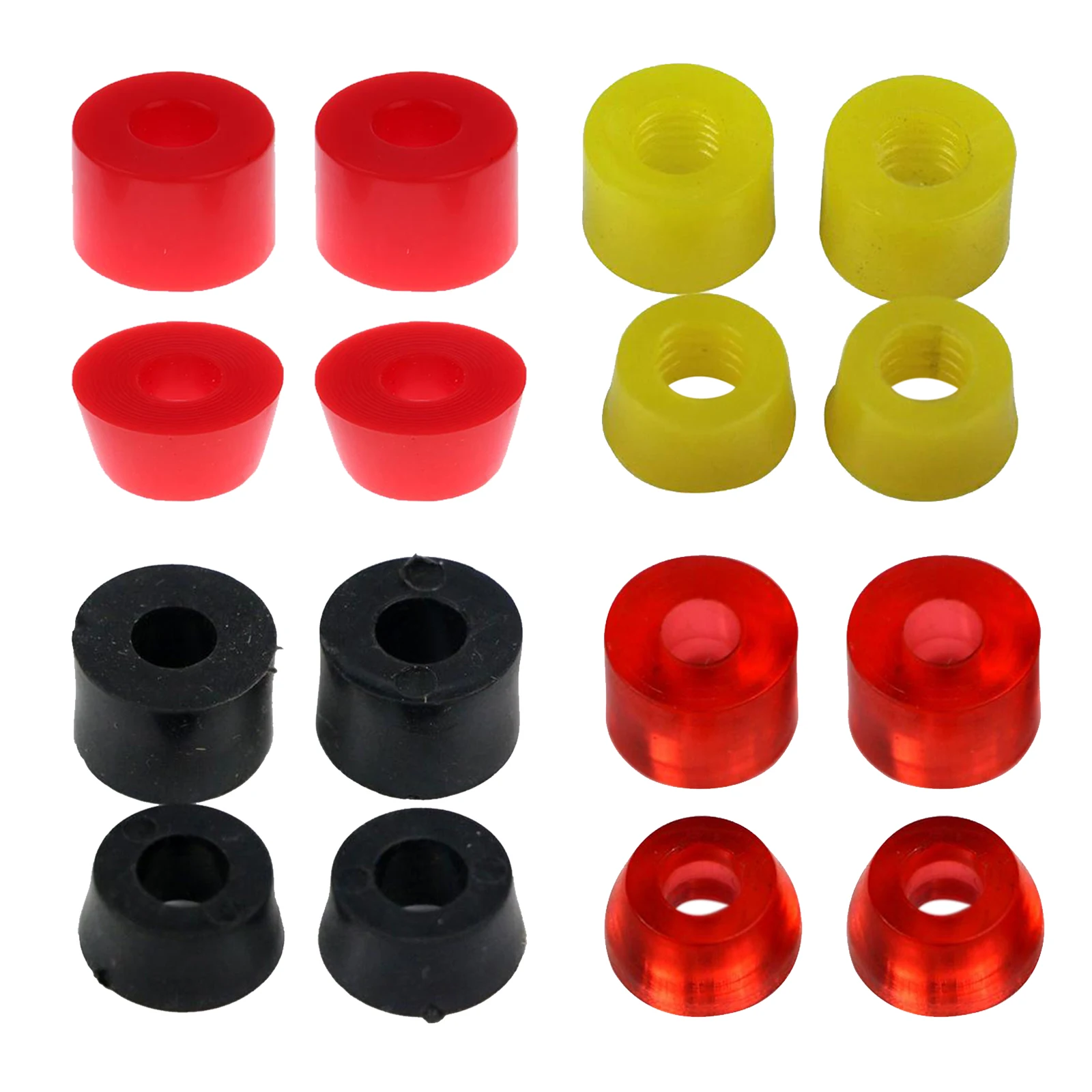 

Skateboards/Skate PU Universal Truck Rebuild Kit - Cylinder 85a/95a/100a INC Bushings/ Cups/Nuts etc