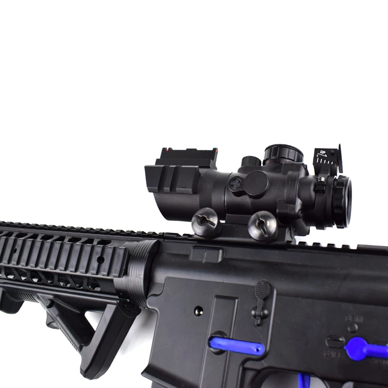 Тактический прицел 4X32 красный зеленый и синий с подсветкой для страйкбола