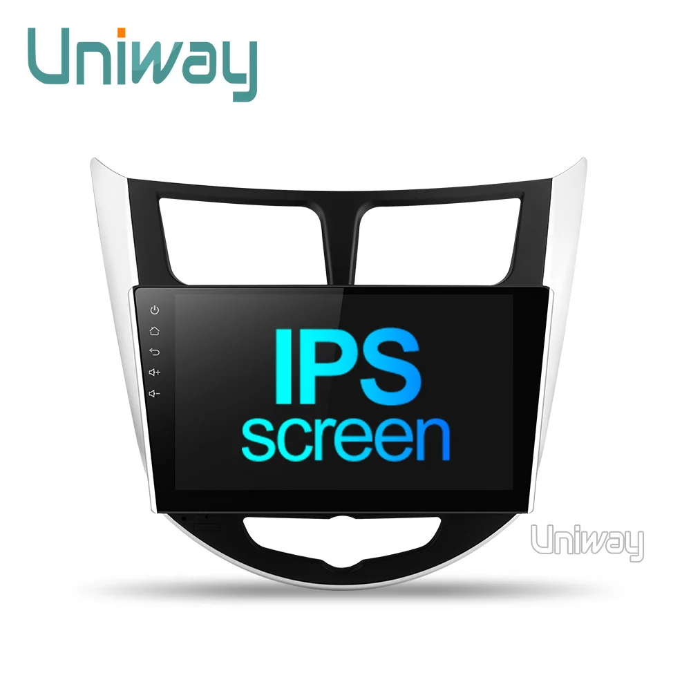Uniway ARN9071 2 din android 9,0 автомобильный dvd для hyundai solaris accent verna 2011 2013 автомобильный Радио gps Навигация стерео