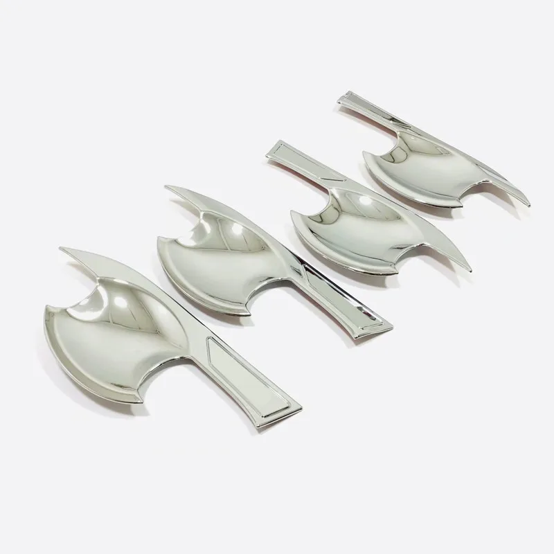 

For Honda Fit Jazz 2020 2021 accessories ABS Chrome/Carbon fiber Car Door protector handle Bowl Cover Trim Sticker Car styling