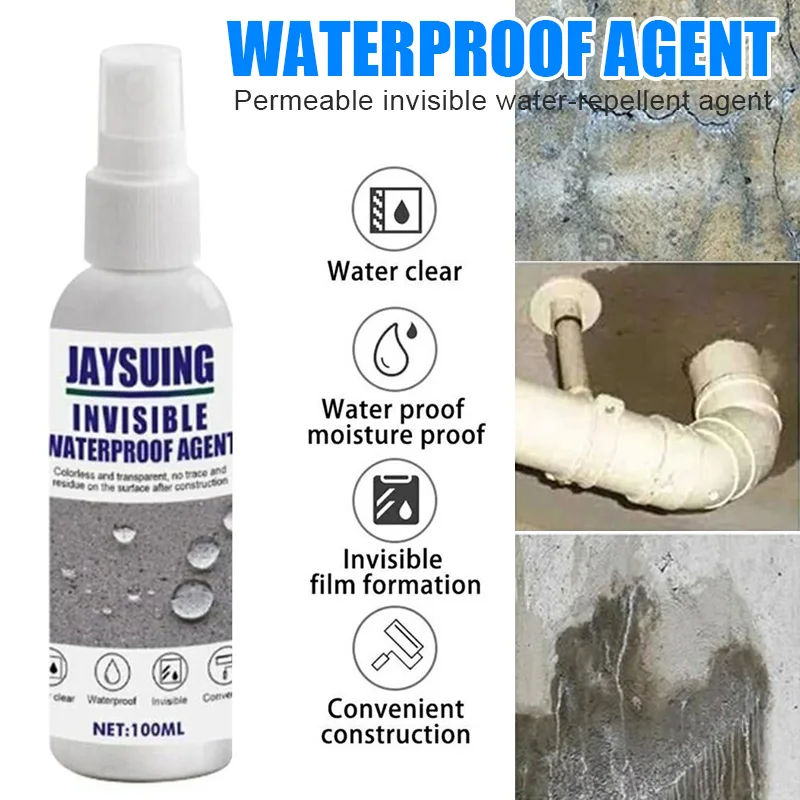 100ml Super Strong  Invisible Waterproof Agent Sealant For Roof Spray Cracks Repair Anti-leaking
