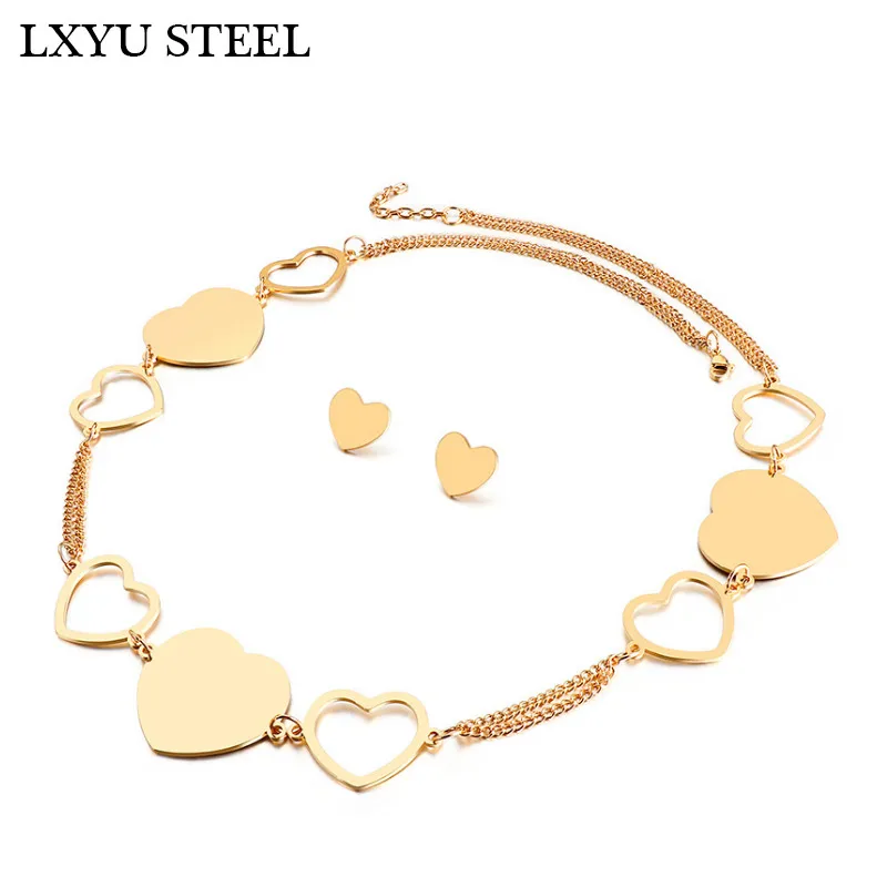 Комплект из колье и серёг нержавеющей стали|Ювелирные наборы| |