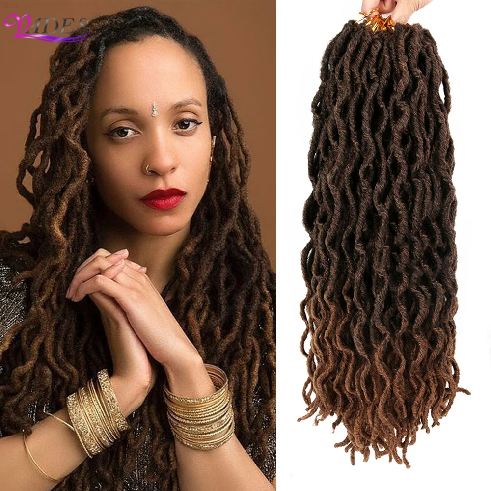 Синтетические Искусственные локоны кудрявые вязаные косички удлинители волос 18