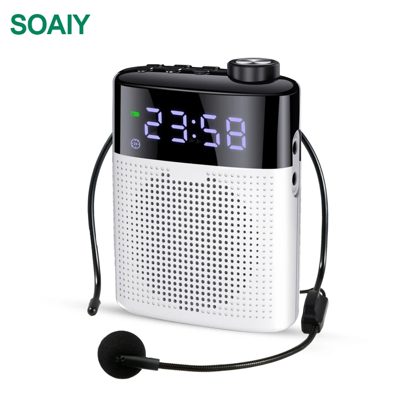 SOAIY S528 портативный усилитель голоса Мини Bluetooth мегафон беспроводной/проводной
