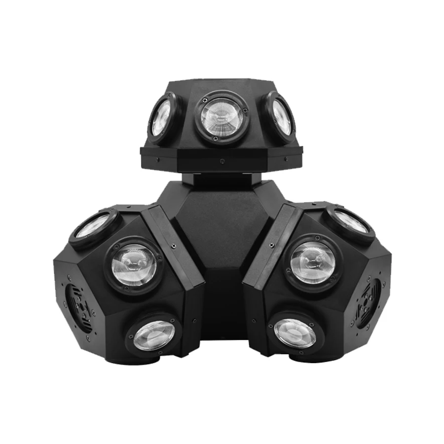 18x10 Вт RGBW Луч с движущейся головкой RGB светильник ный проектор тремя головками