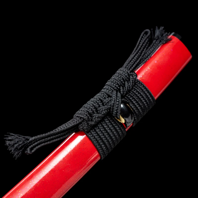 

Real Samurai Katana Folded Steel Damascus Blade Razor Sharp Japonesa Swords Handmade Full Tang 41 Inch Red Dragon Catana Swords