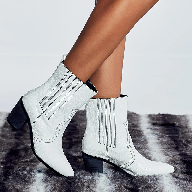 2020 г. Женские туфли на высоком каблуке 7 см Фетиш сапоги женские белые роскошные