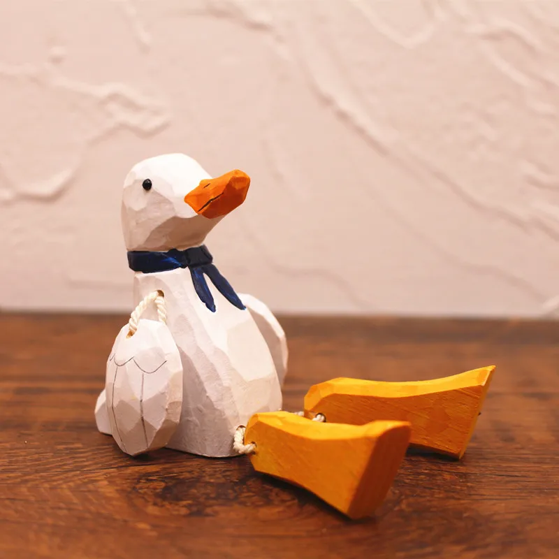 Кукла утка кошка сова фигурки творческие аксессуары для украшения дома