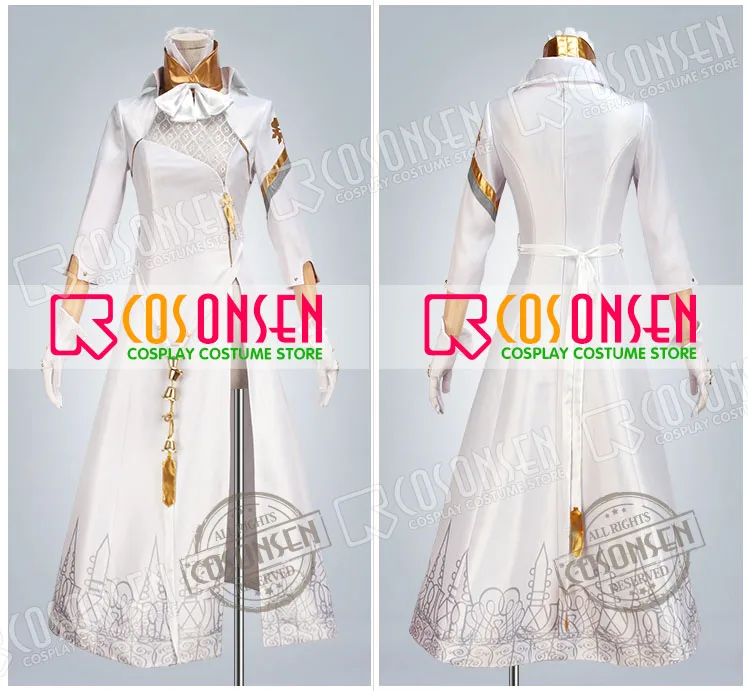 

Game NieR Automata YoRHa Commander White Cheongsam Cosplay Costume