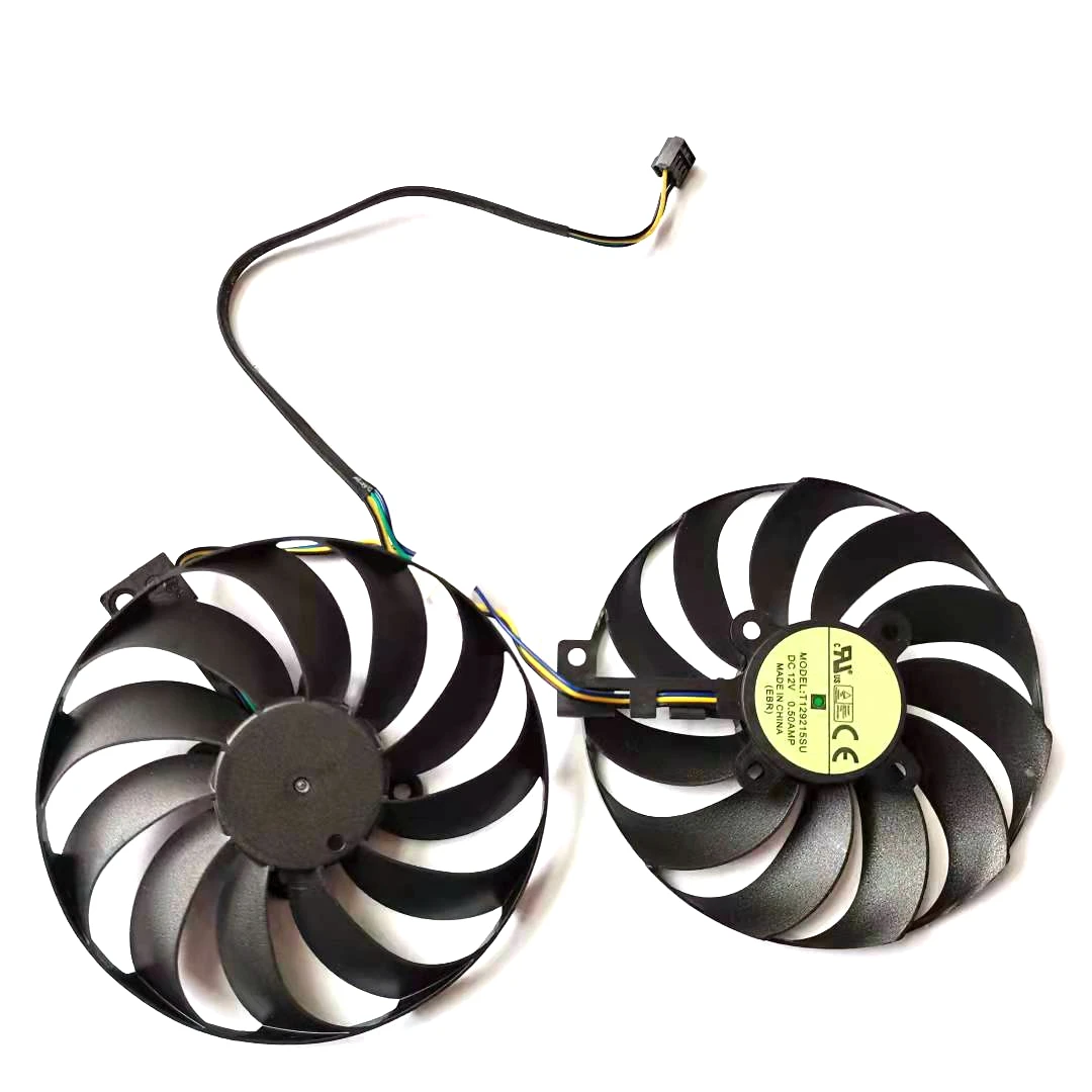 Новый 95 мм T129215SU 2 шт./лот 28x28x28x28 для ASUS Dual Radeon RX5600XT RX5700 RX5700XT вентилятор графической
