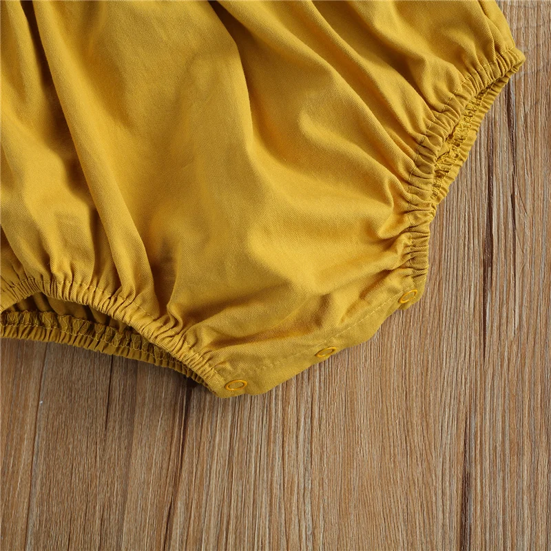 

Baby Girl\u2019s Sweet Ruffles Fly Sleeve Romper Fashion Polka Dot Stitching Bandage Jumpsuits