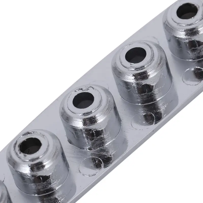 

1 Pcs Electric Guitar Bridge String Thru Body Ferrules Bushing Plate