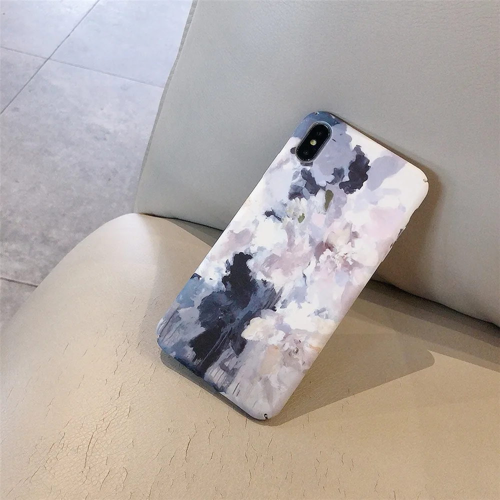 Жесткий чехол для телефона с масляной росписью рисунком huawei P30 P10 P20 Pro mate 20 10 Lite Honor