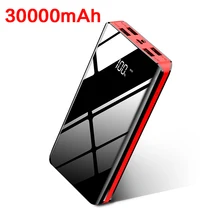 Power Bank 30000mAh Fast Charging Powerbank 4 USB PoverBank External Battery Pack For Xiaomi Mi Redmi iPhone Portable Charger